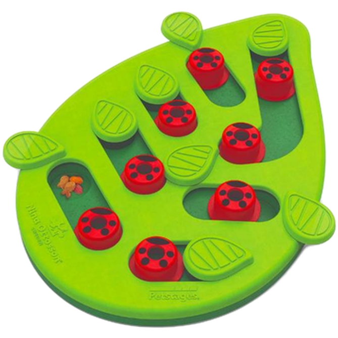 Nina Ottosson - Cat Puzzle & Play Buggin Out Grønn 35 x 4,5 x 29 cm - Katt - Katteleker & viftepinner - Aktiveringsleker - ZOO.no