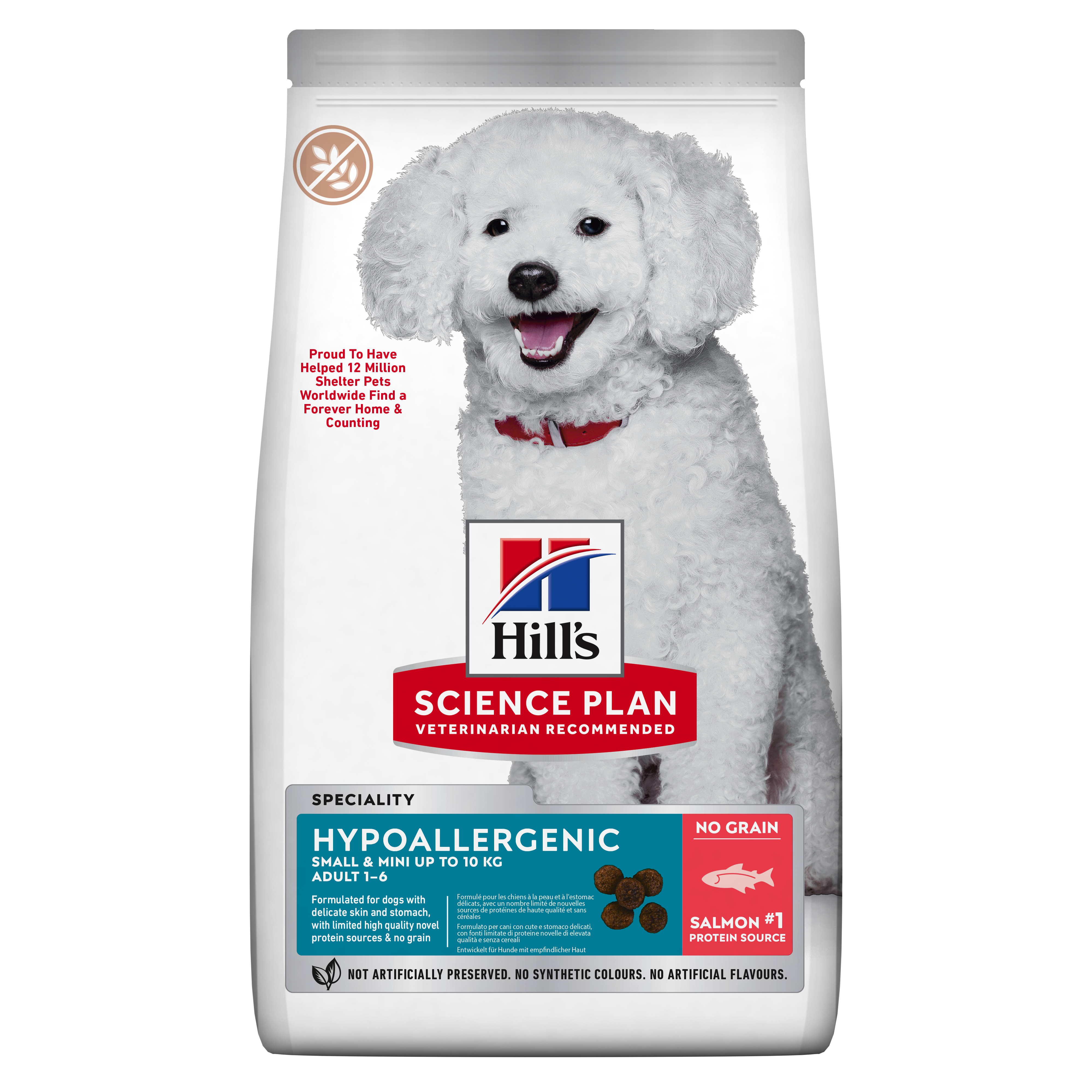 Hills Science Plan - Hypoallergenic Adult Small & Mini hundfoder med lax 1,5 kg - Hund - ZOO.se