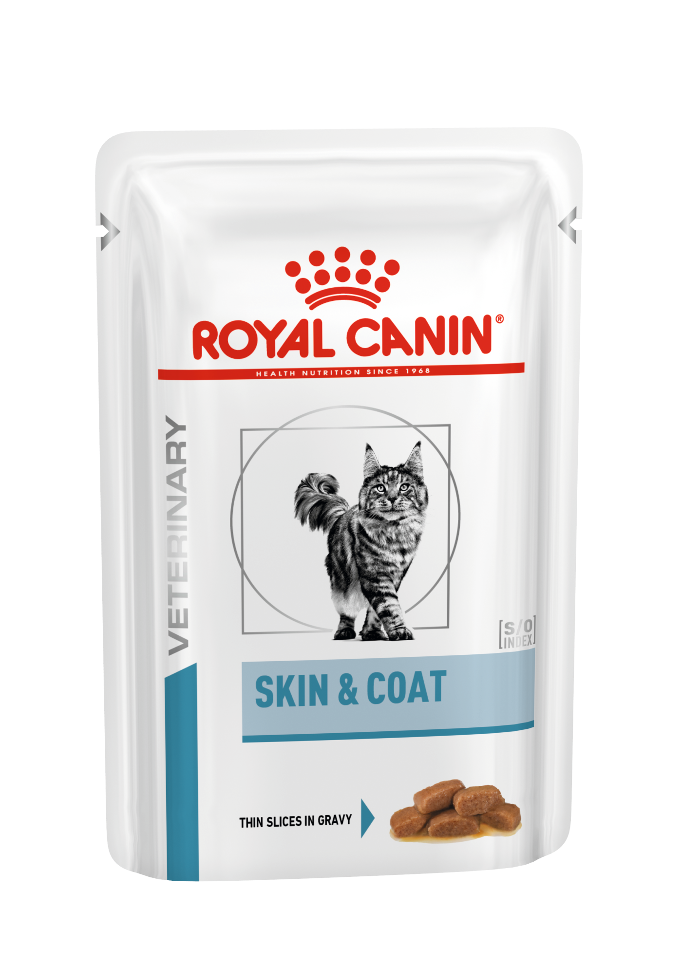 Wet Cat Skin & Coat Formula 85 g x 12 stk - porsjonsposer - Katt - Kattefôr & kattemat - Veterinærfôr for katt, Veterinær - Veterinærfôr til katter - Royal Canin Veterinary Diets Cat