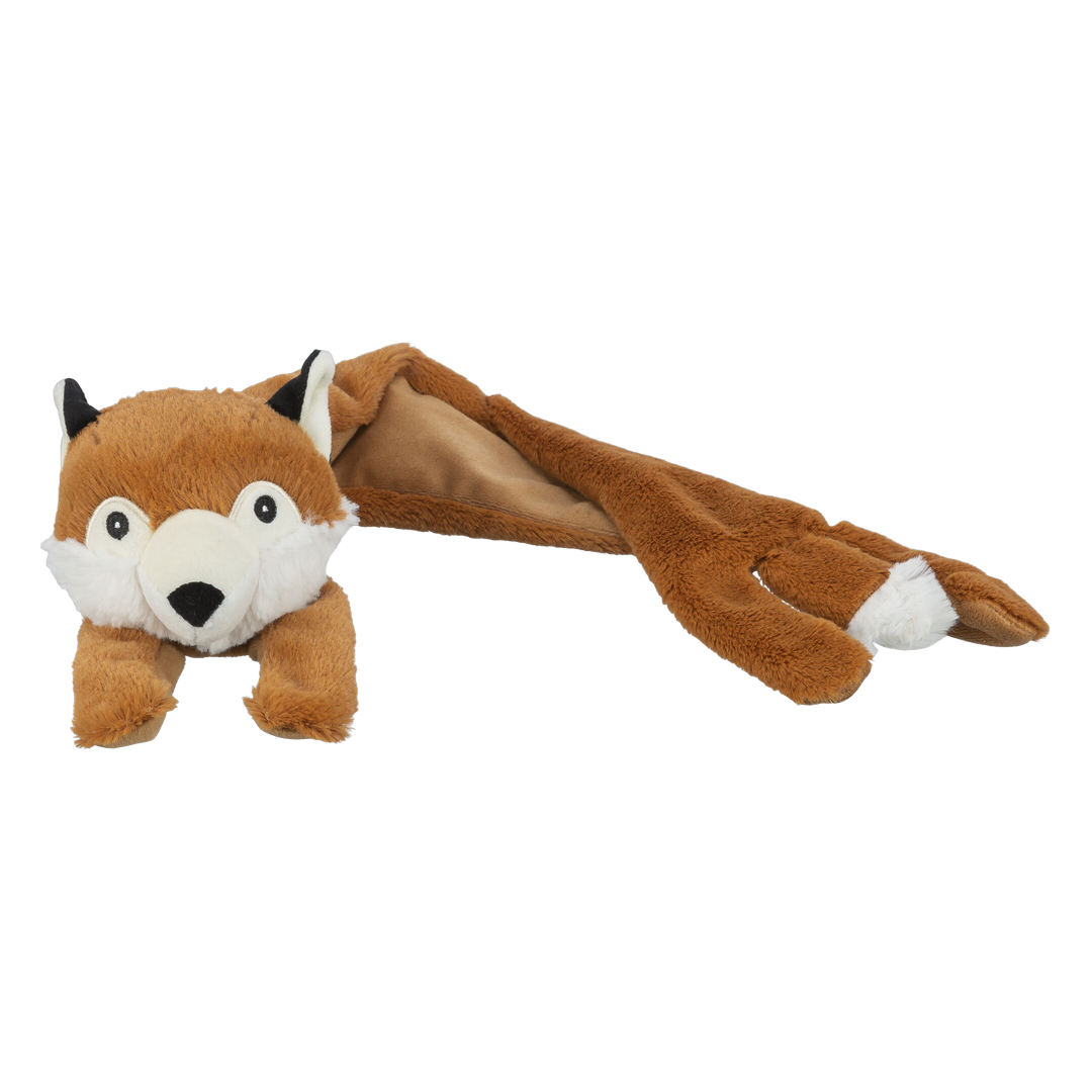 Trixie Trixie Hundleksak Be Eco Räv Skinz med Prassel Återvunnen Plysch 50 cm