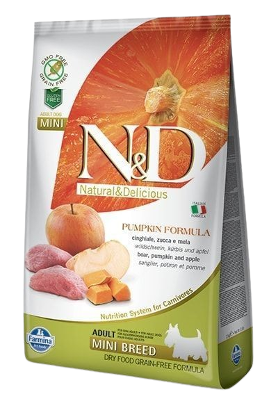 Dog N&D Pumpkin Boar & Apple Adult Mini 7 kg