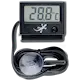 Digitalt termometer - Terrariumtemperatur svart 4,5 cm