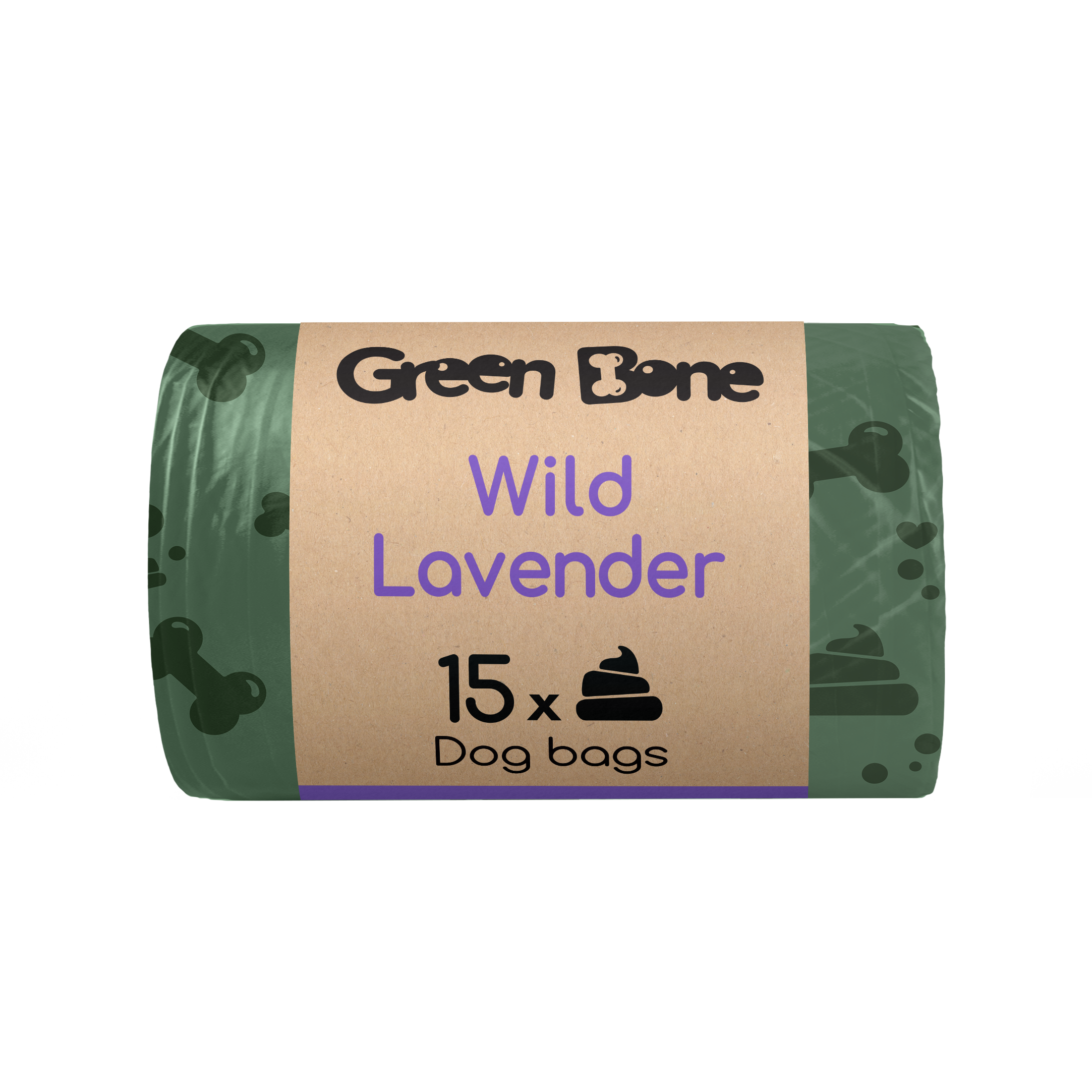 Refill Wild Lavender Hundbajspåsar 15 påsar - Hund - Hundpåsar & Bajspåsehållare - Green Bone - ZOO.se