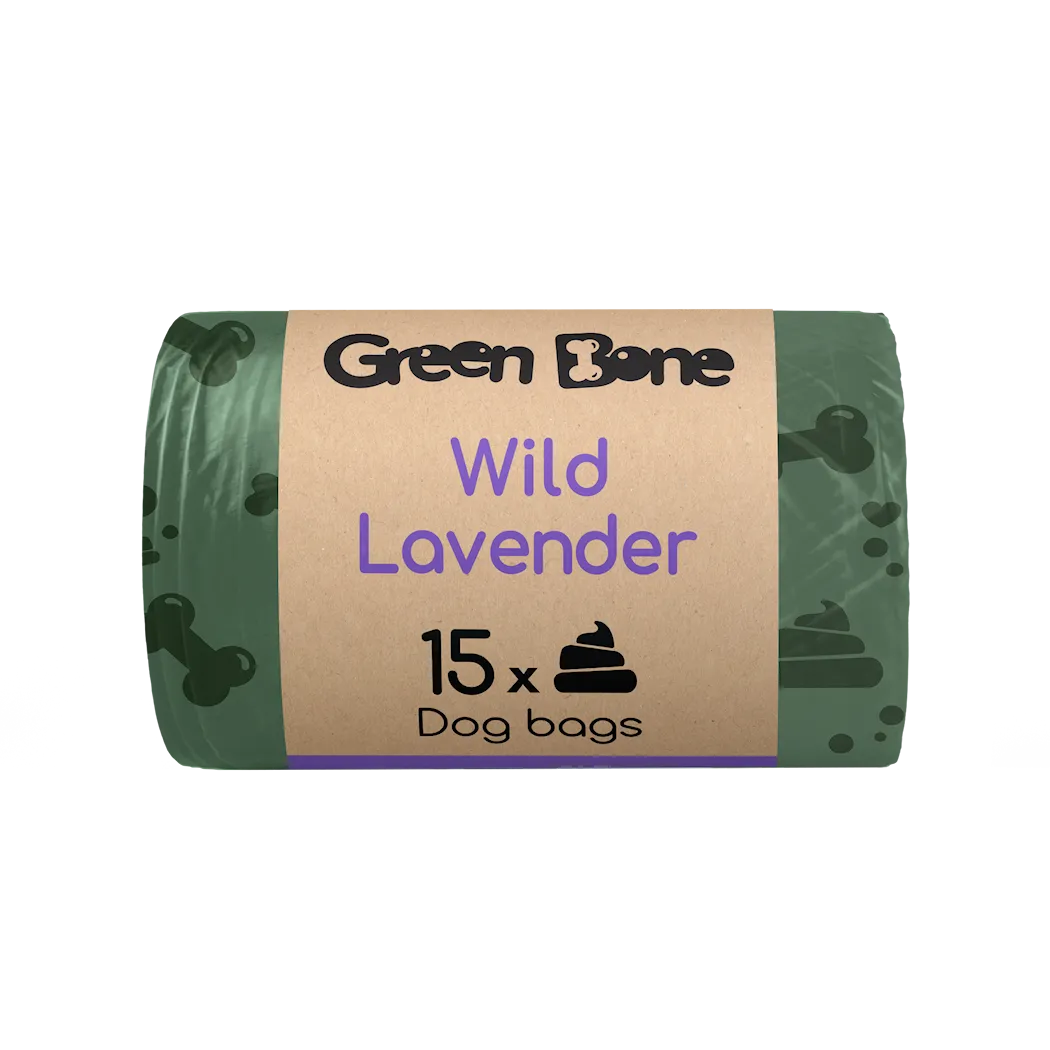 Green Bone Refill Wild Lavender biodegradable dog bags