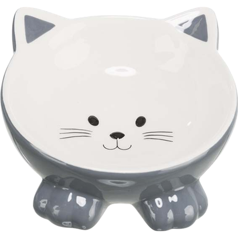 Trixie - Bowl Cat Elevated Ceramic 150ml Mix Färg - Katt - Matplats & Vattenfontäner för katt - ZOO.se