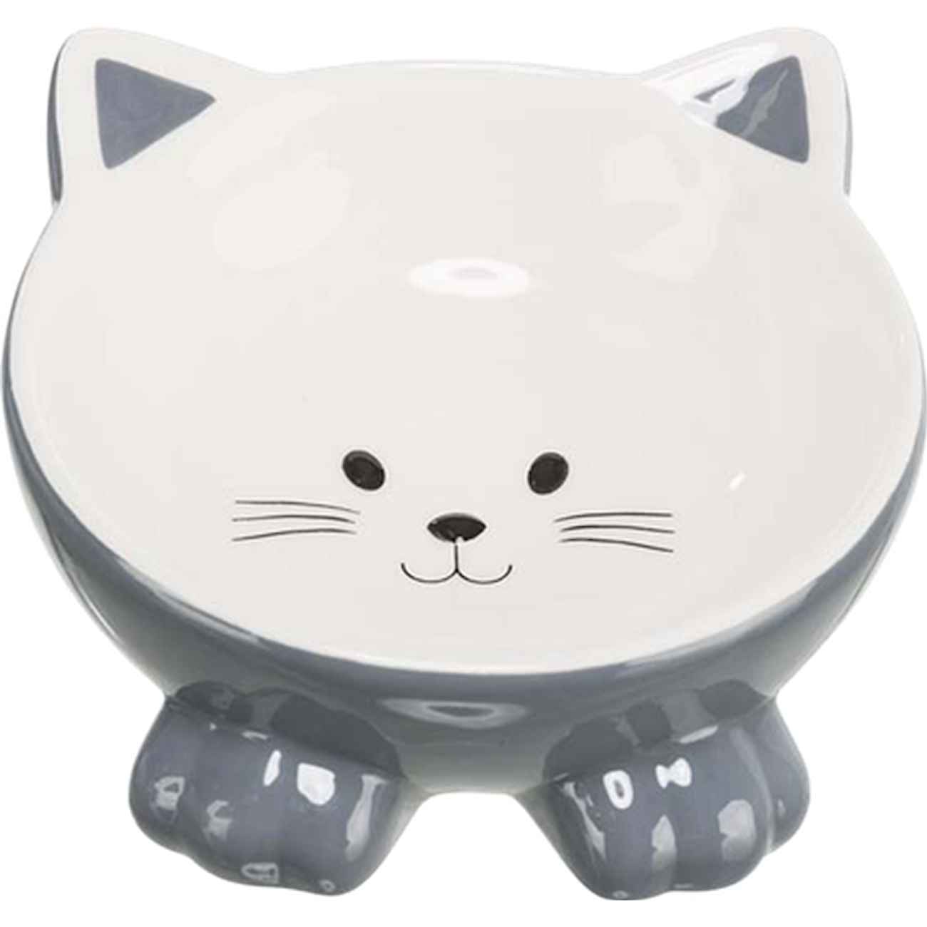 Bowl Cat Elevated Ceramic 150ml Mix Färg
