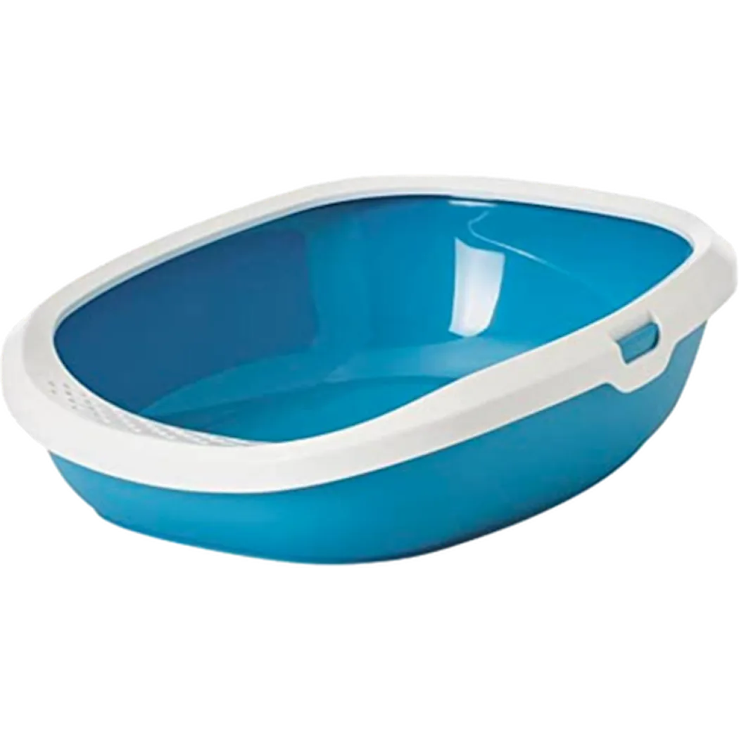 Gizmo Large Cat Litter Tray Blue 52x39x15cm