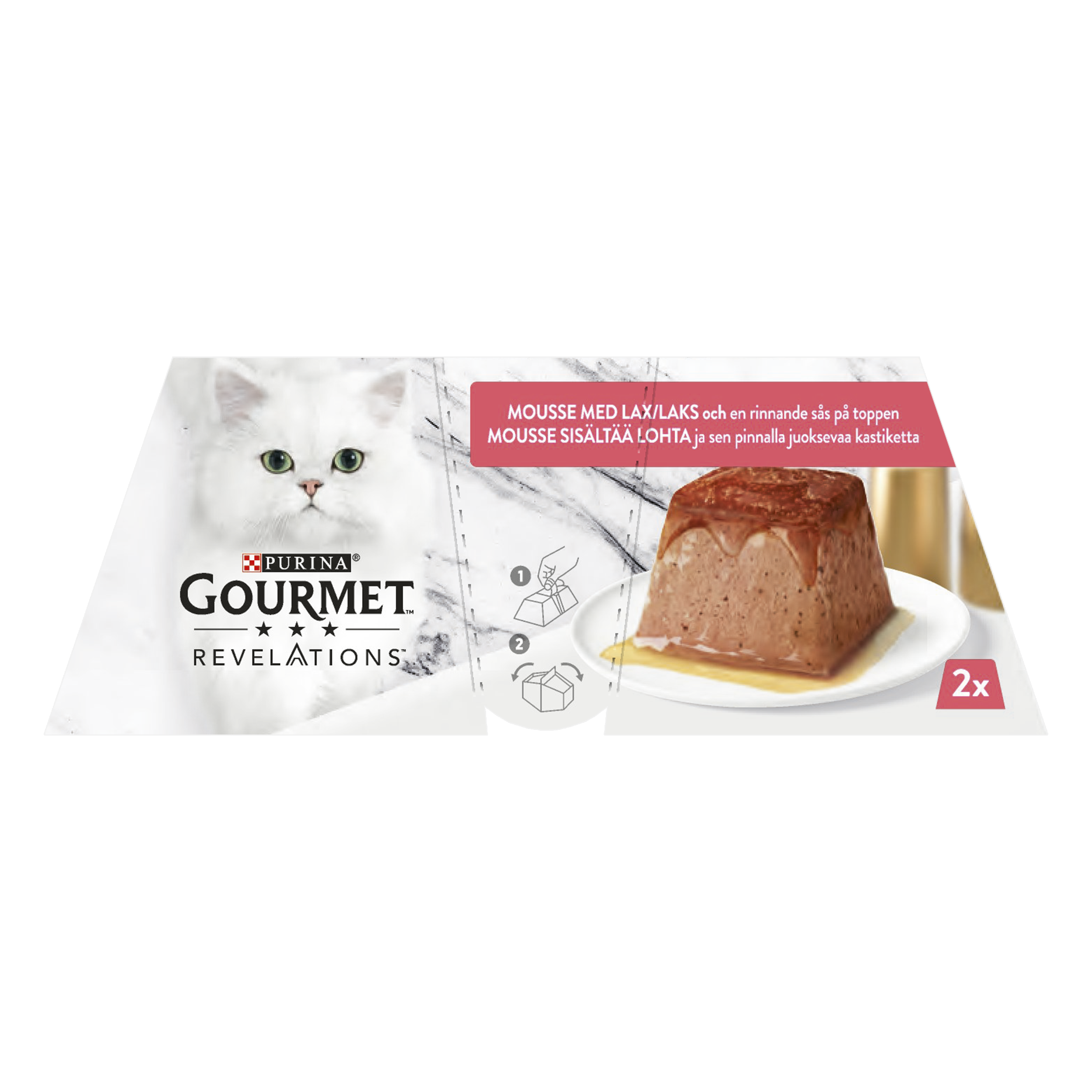 Purina Gourmet Gold - Purina Gourmet™ Revelations™ med laks 2x57g - Katt - Kattefôr & kattemat - Våtfôr og våtmat - ZOO.no