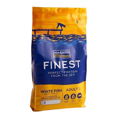 Preview of Fish4Dogs Adult Finest med vit fisk 12 kg