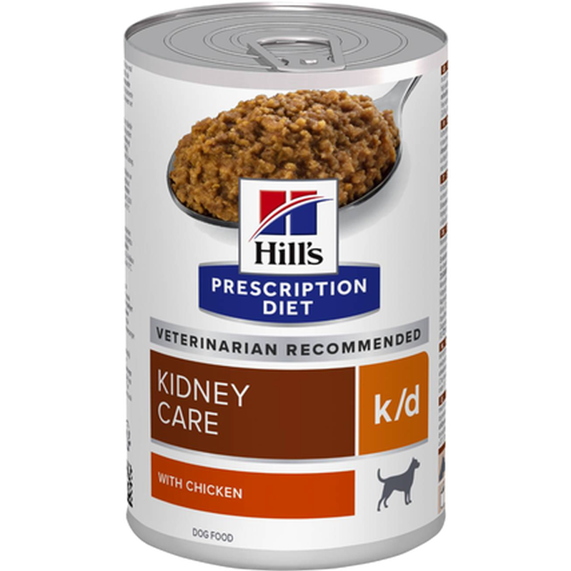 k/d Kidney Care Chicken Canned - Wet Dog Food 370 g x 12 - Hund - Hundmat & hundfoder - Veterinärfoder för hund, Veterinär - Veterinärfoder För Hundar - Hill's Prescription Diet Dog - ZOO.se
