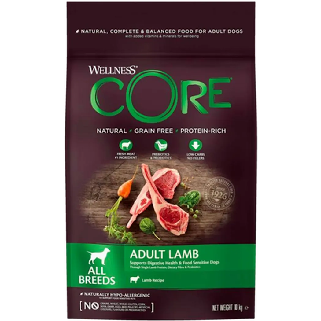 CORE Petfood Dog Adult All Breed Grain Free Lamb Dry