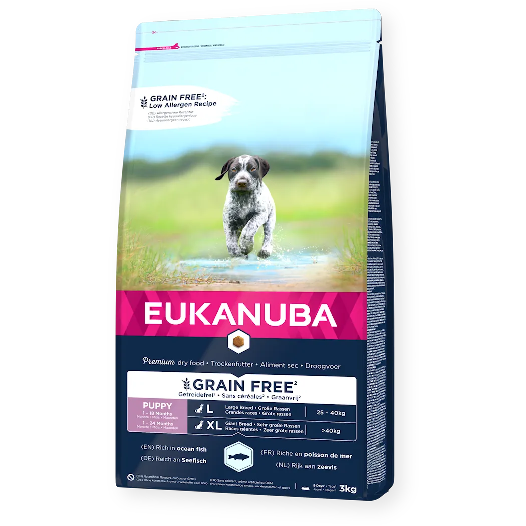 Eukanuba Dog Grain Free Puppy & Junior Large/XL Blue 3 kg