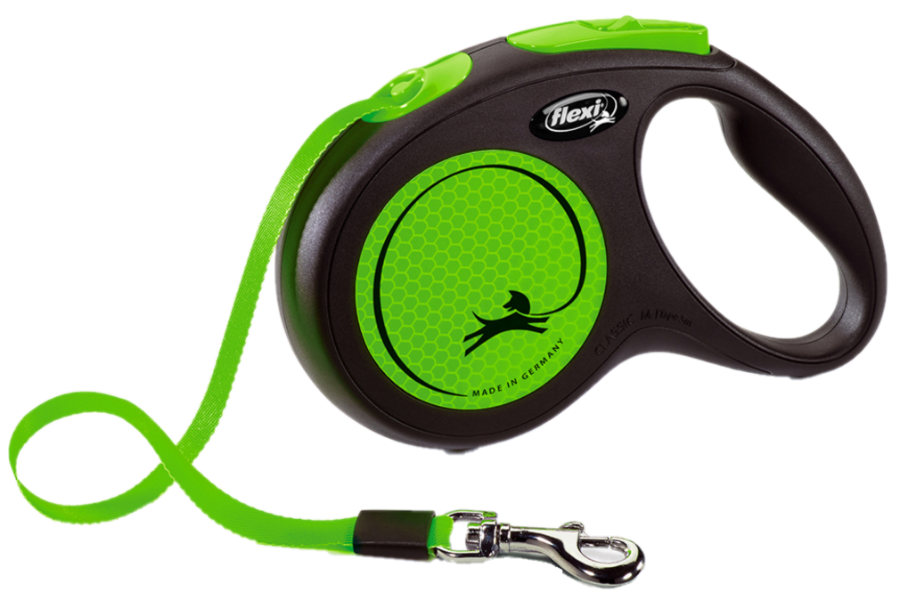 Flexi Rullkoppel New Neon Tape Grön