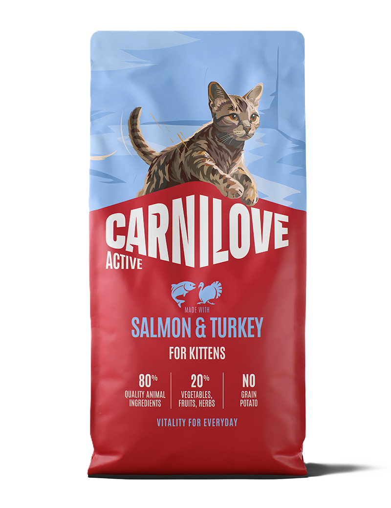 Carnilove Active Cat Salmon & Turkey for Kittens
