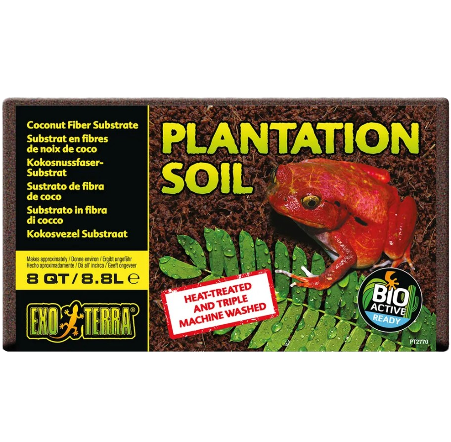 Exoterra Plantation Soil Brick - Coconut Fiber Substrate