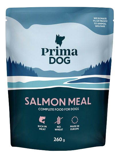 Prima Dog - Salmon Meal 260 g - Hund - Hundmat & hundfoder - Våtmat & Våtfoder för hund - ZOO.se