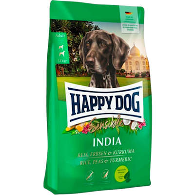 Preview of Happy Dog Sensible India Vegetarian Rice, Peas & Turmeric 2,8 kg