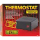 Termostat - elektrisk av/på-termostat svart 100 W