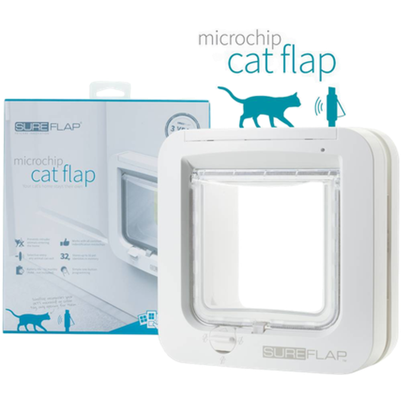 Cat Flap Microchip Cat Door - Kattlucka Chipläsare - Katt - Kattsäkerhet & Dörrar - Kattluckor & Kattdörrar - SureFlap - ZOO.se