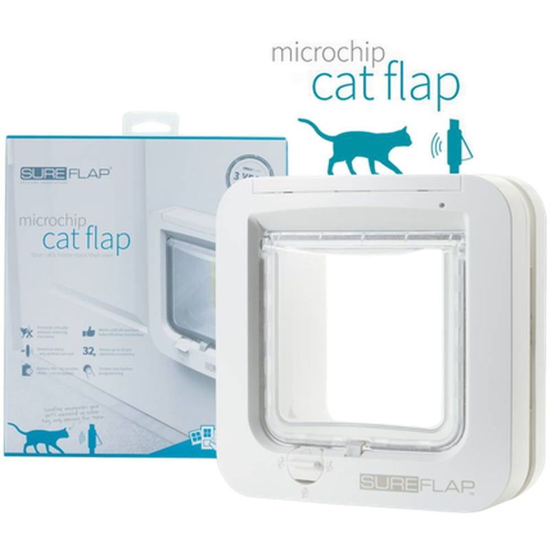 SureFlap Cat Flap Microchip Cat Door Kattlucka Chipläsare ZOO.se
