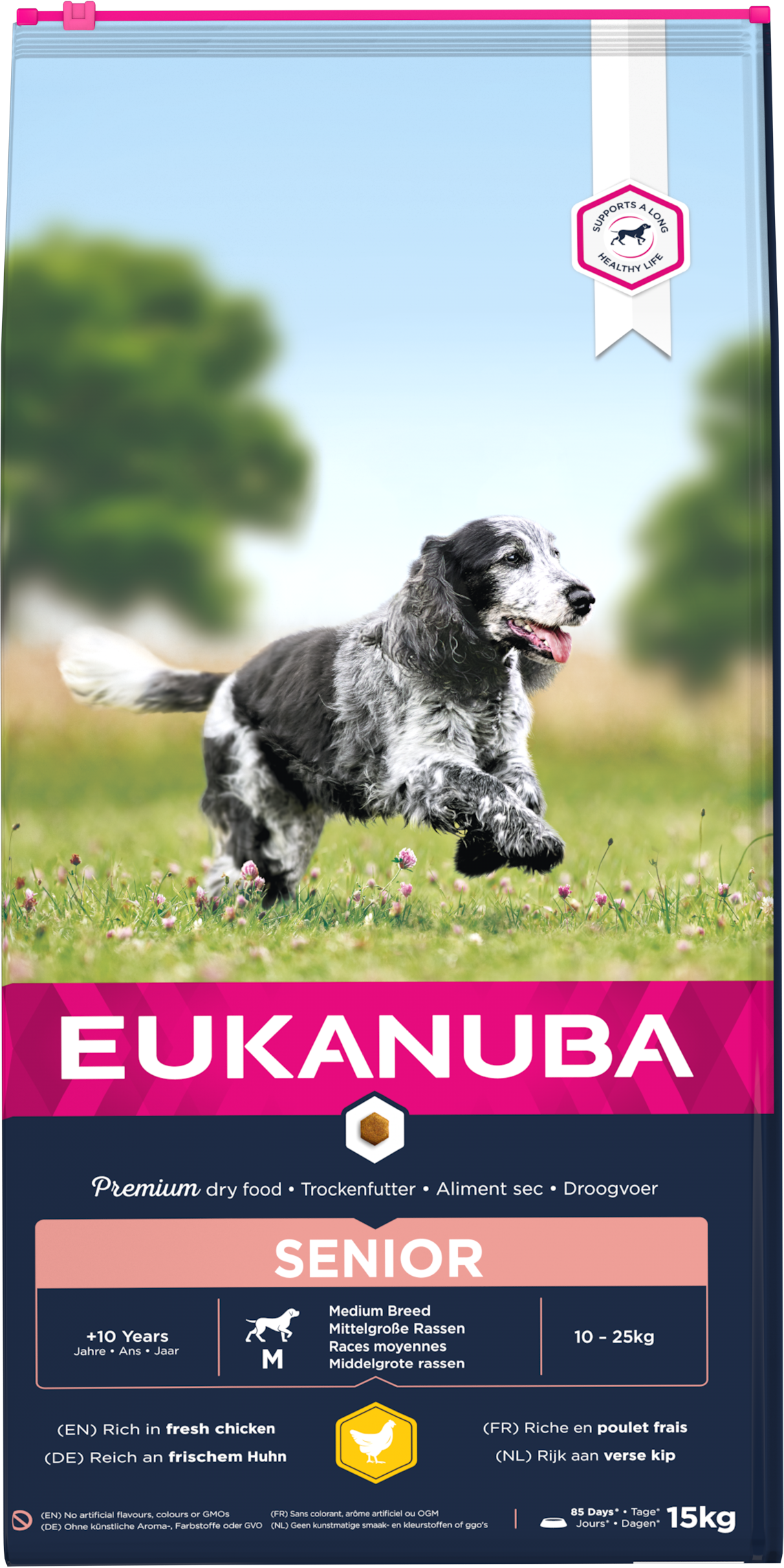 Eukanuba - Dog Senior Medium 15 kg - Hund - Hundmat & hundfoder - Torrfoder för hund - ZOO.se
