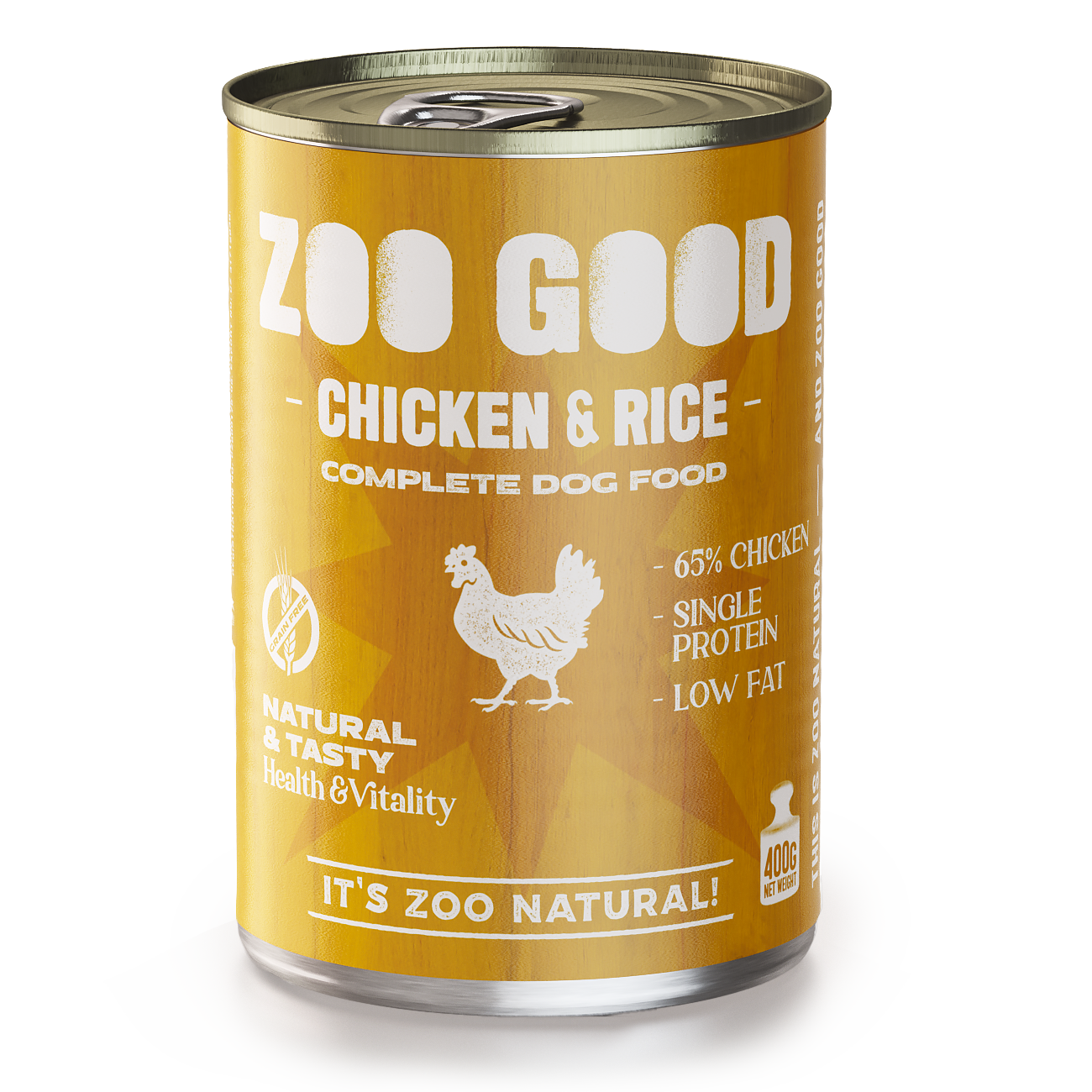 ZOO GOOD - Dog Adult Low-Fat Chicken & Rice 400 g x 6 st - Hund - Hundmat & hundfoder - ZOO.se