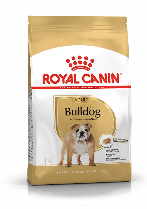 Bulldog Adult tørrfôr til hunder 12 kg