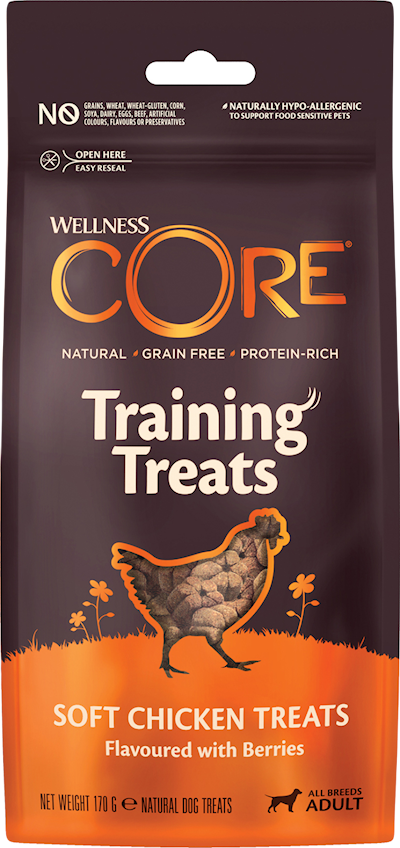 Preview of Core Petfood Wellness CORE Training Treats Chicken flavoured with Berries 170 g