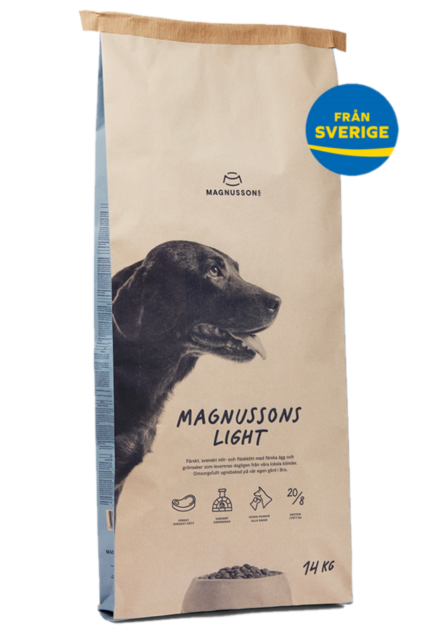 Magnussons - Light - 14kg - Hund - Hundmat & hundfoder - Torrfoder för hund - ZOO.se