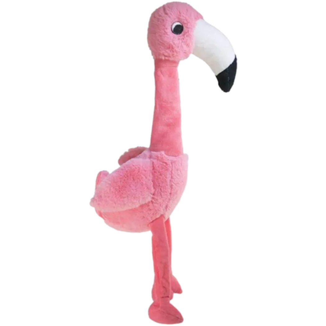 Shakers Honkers Flamingo Dog Toy Pink Small