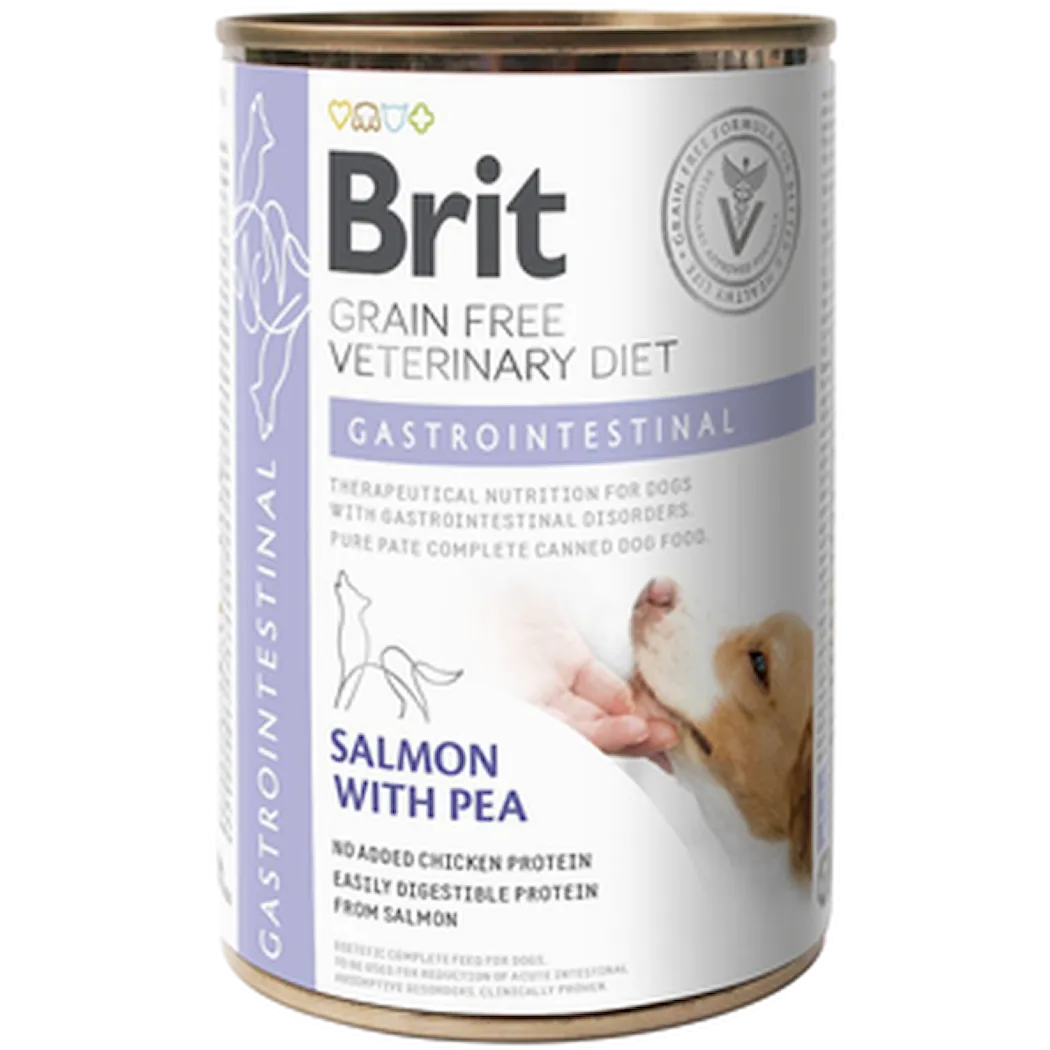 Grain Free Veterinary Diets Dog Gastrointestinal Can 400 g x 6