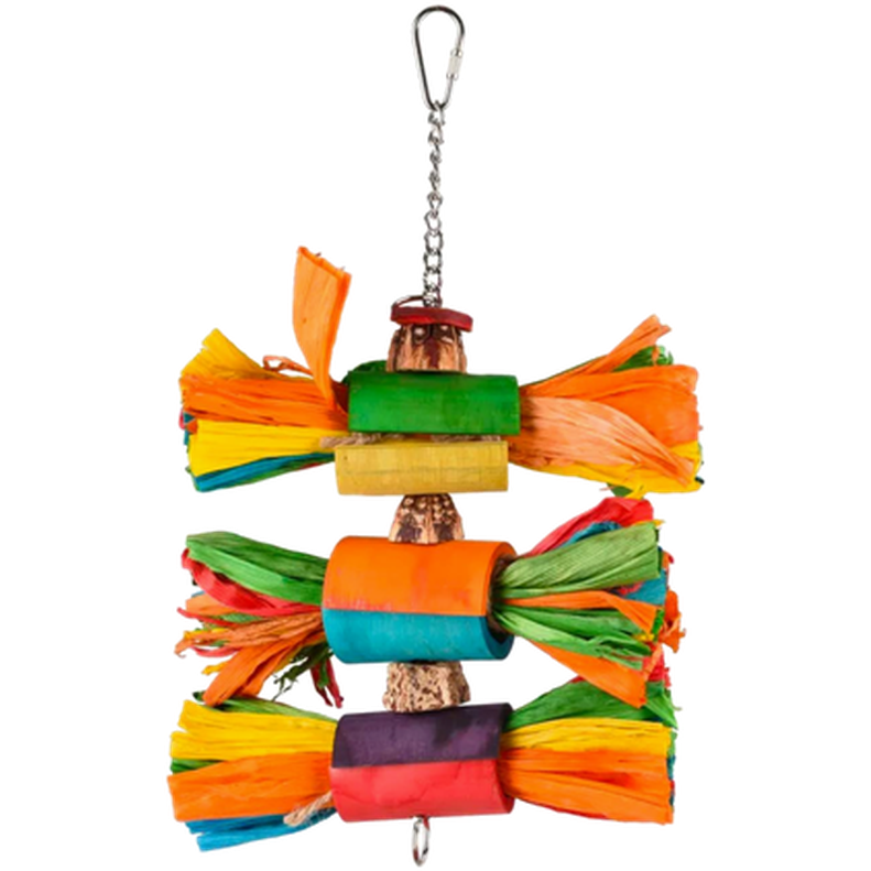 Flamingo - Bird Toy Rainbow Art Multicolored 31 cm - Fågel - Fågelleksaker - ZOO.se