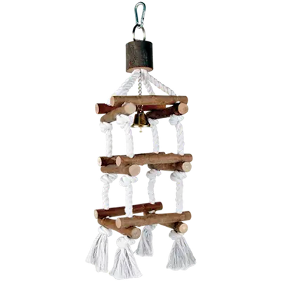 Natural Living Tower with Rope & Bell