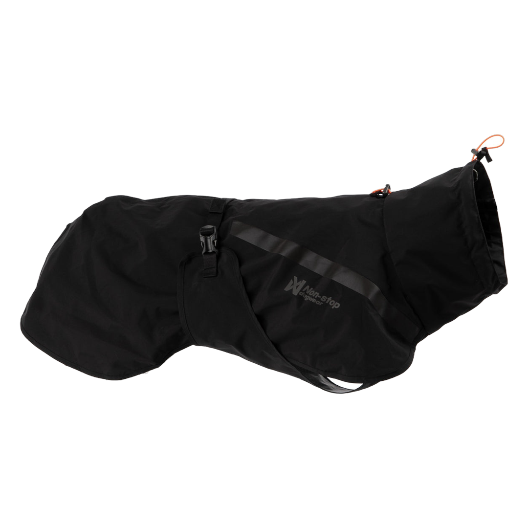 Non-stop dogwear Regntäcke Trekking Svart 55 cm - Hund - Hundkläder - Hundtäcken & hundjackor - Non-stop dogwear - ZOO.se