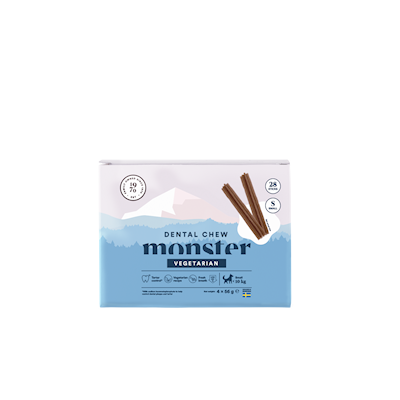 Preview of Monster Pet Food Dog Dental Chew Vegetarian Small Month 28 pcs 224 g