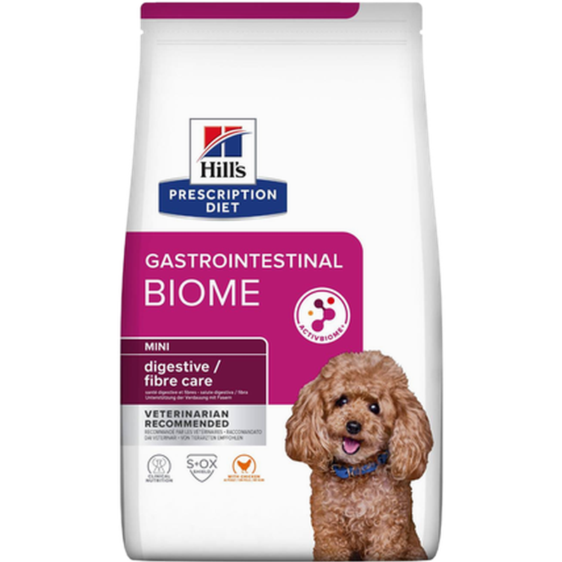 Hill's Prescription Diet Dog - Gastrointestinal Biome Mini 1 kg - Hund - Hundmat & hundfoder - ZOO.se