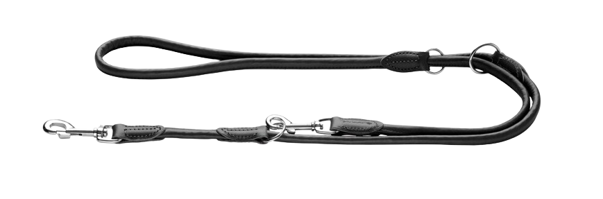 TLeash R&S Canadian UP Cowleather Black 8/200