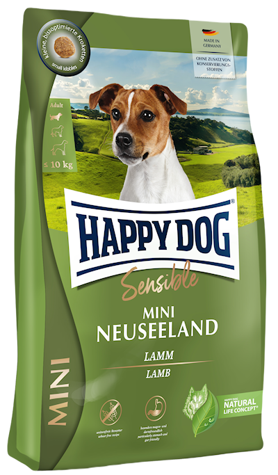 Preview of Happy Dog Sensible Mini Neuseeland Lamb & Rice 4 kg