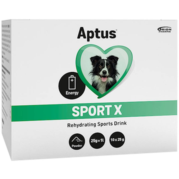 Aptus - Sport X Pulver 25 g x 10 st - Hund - Hundvård & Tillskott - Kosttillskott för hund & Hundvitaminer - ZOO.se