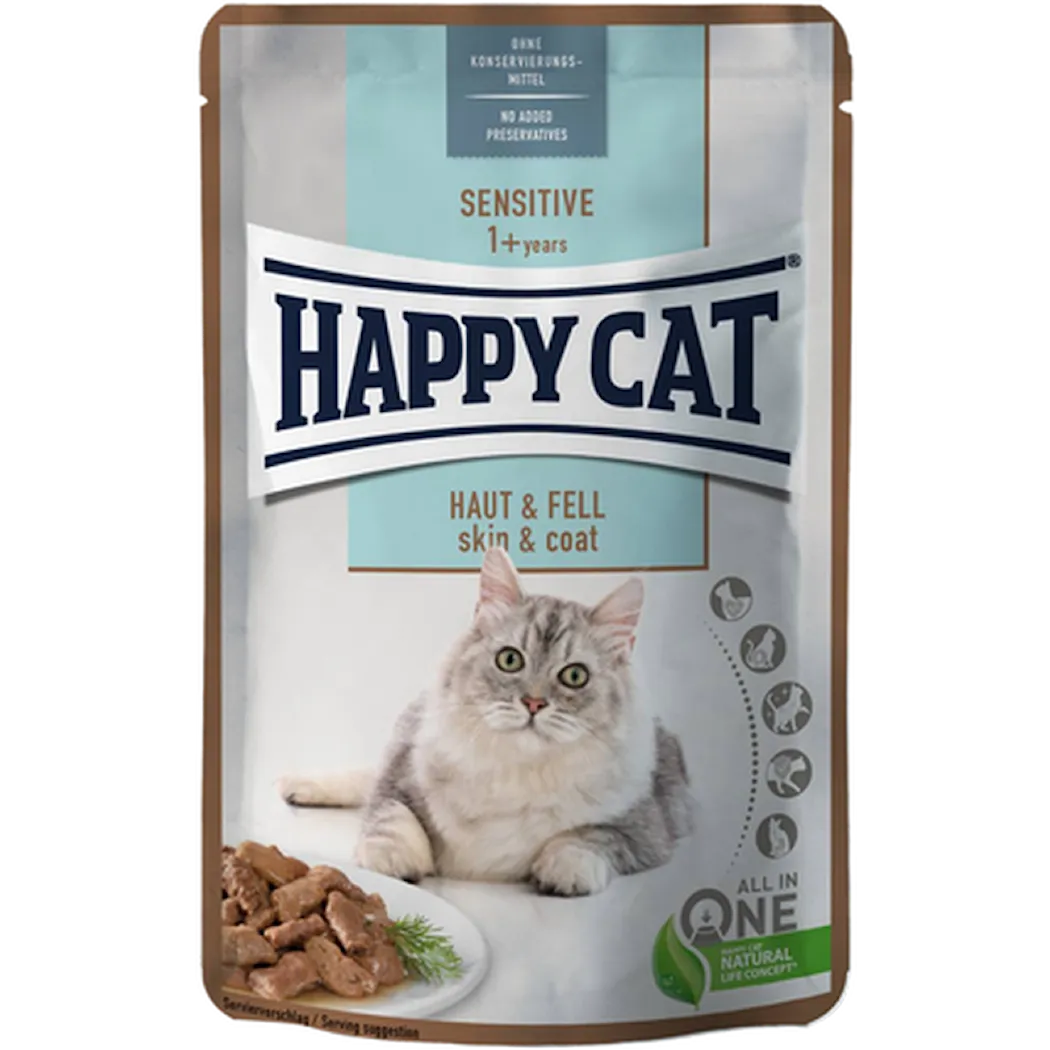 Happy Cat Pouch Skin And Coat Sauce