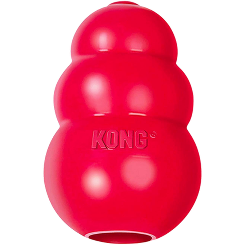 Classic Rubber Large Red 11x7cm - Hund - Hundleksaker & Spel - Gummileksaker - Kong - ZOO.se