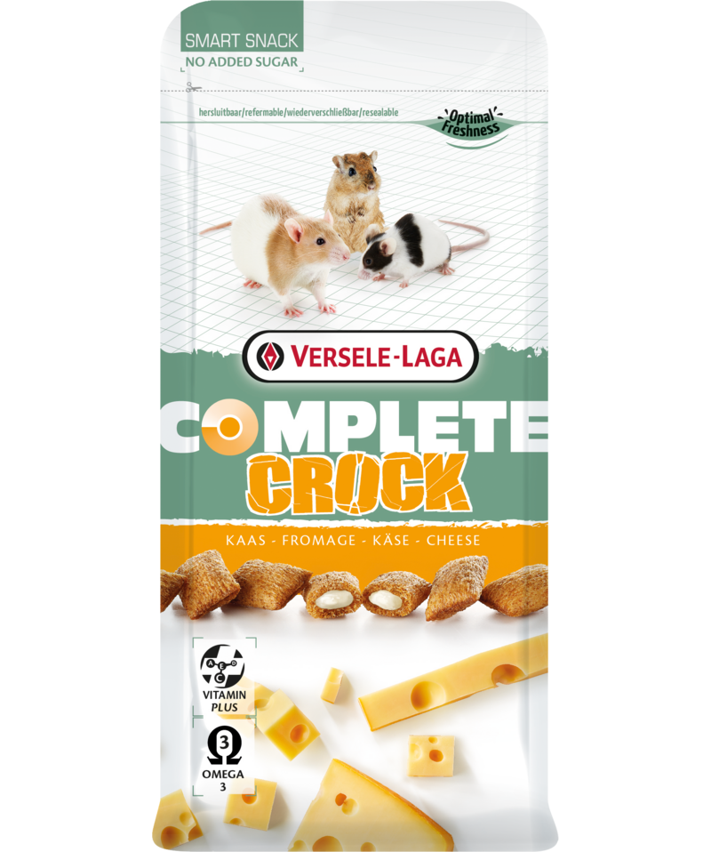 Complete Crock Cheese 50 g - Smådjurstillbehör - Godis & Gnagstänger - Belöningsgodis för smådjur - Versele-Laga - ZOO.se