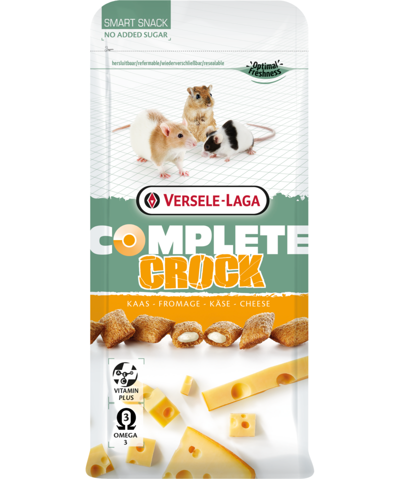 Versele-Laga - Komplett Crock-ost 50 g - Smådyr - Godbiter og gnagestenger - Belønningsgodbit for smådyr - ZOO.no