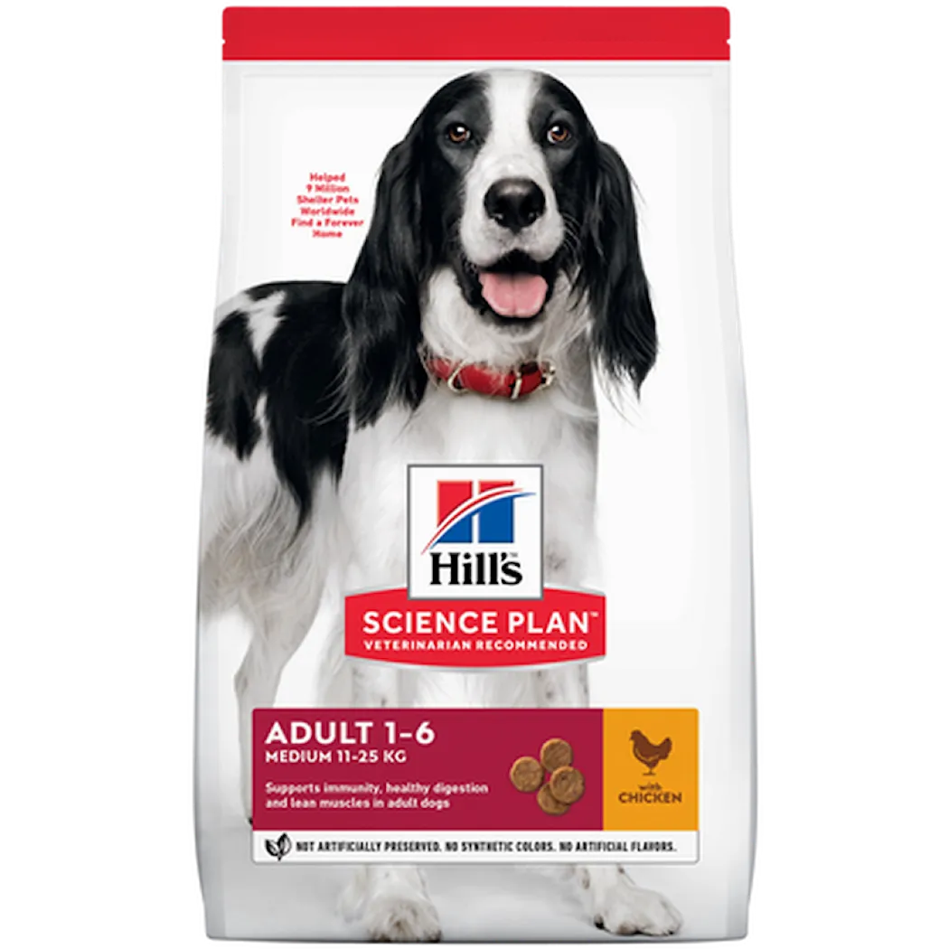 Hills Science Plan Adult Medium Chicken - Dry Dog Food