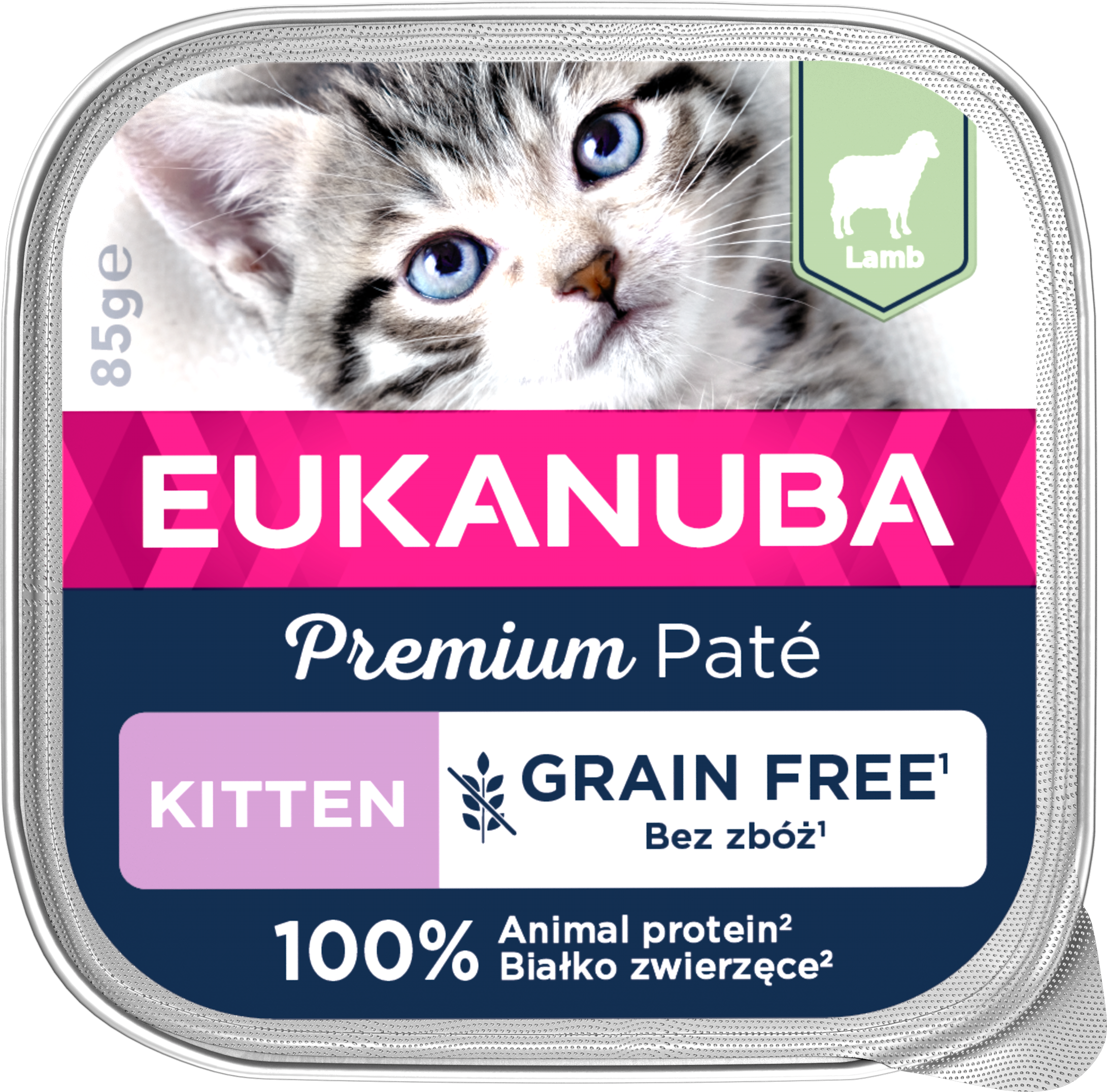 Cat Grain Free Kitten Lamb Paté 85 g