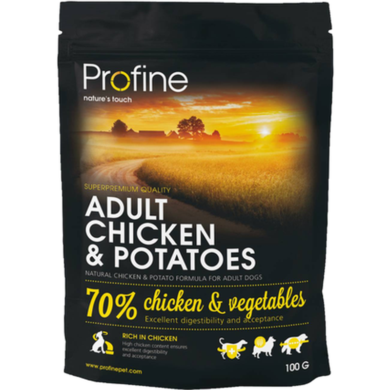 Profine - Dog Dry Food Adult Chicken & Potatoes 3 kg - Hund - Hundmat & hundfoder - ZOO.se