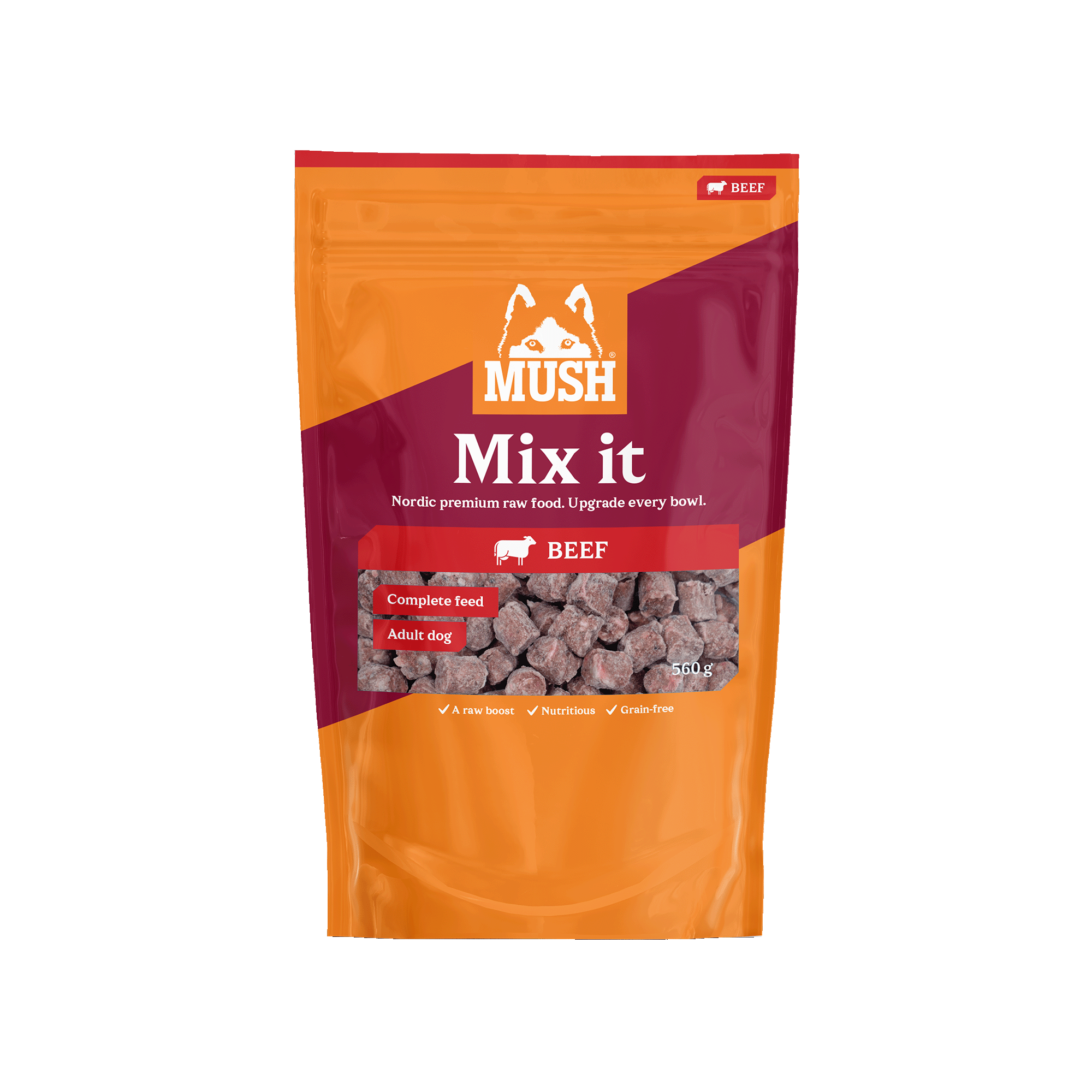 Mix it Fryst f&auml;rskfoder N&ouml;t 560 g