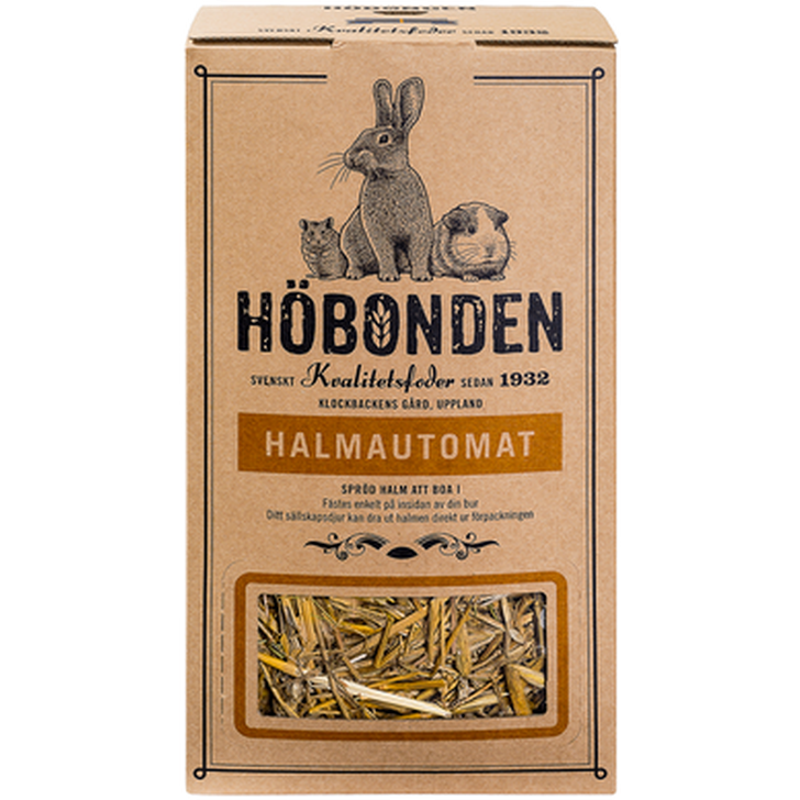 Höbonden - Olkiautomaatti 0,5 kg - Pieneläimet - Kuivikkeet ja pesätarvikkeet - Olki- ja häkkikuivike