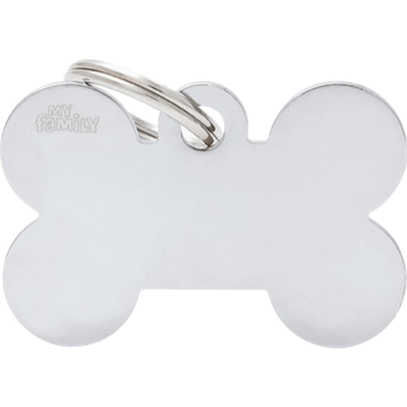 MyFa MyFa ID-Tag Basic Bone Steel