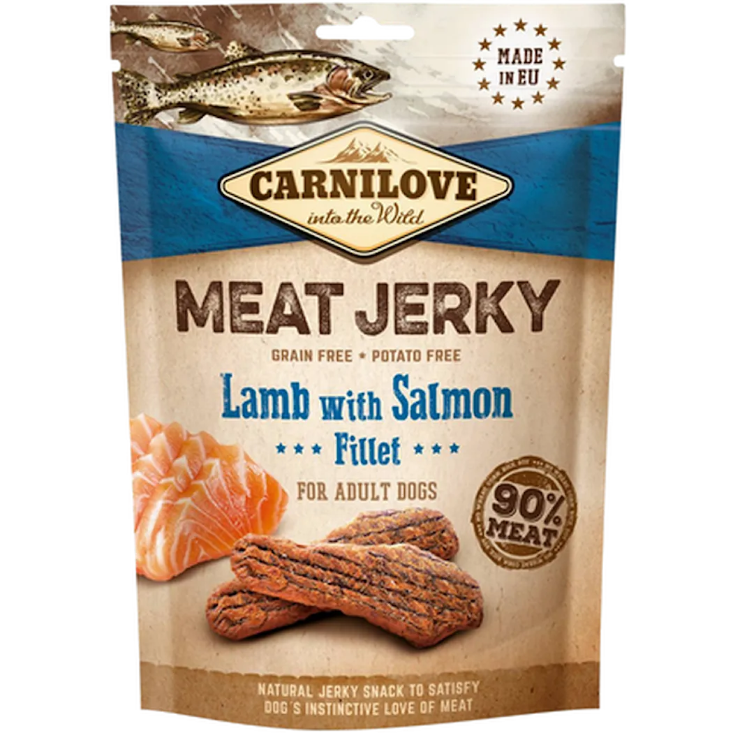 Jerky Lamb with Salmon Fillet 100 g